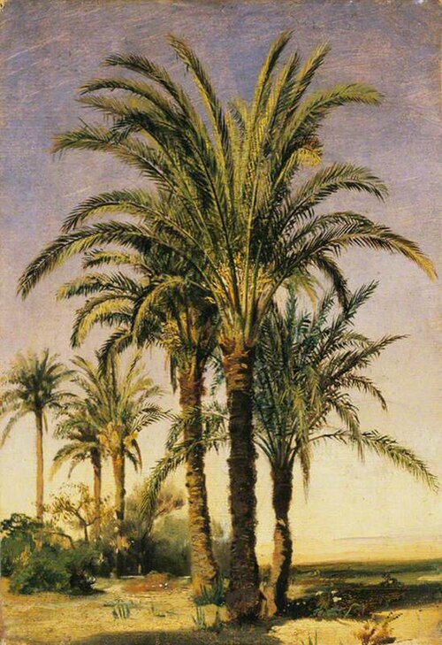 Palm Trees, 1832, Prosper Marilhat