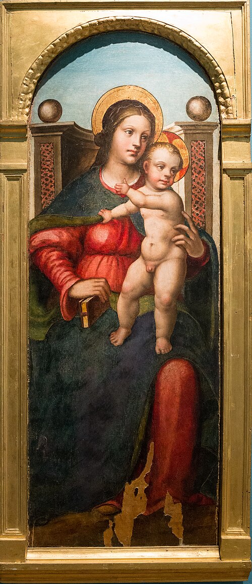 La Vierge à l'enfant Jésus, 1500, Vincenzo Civerchio