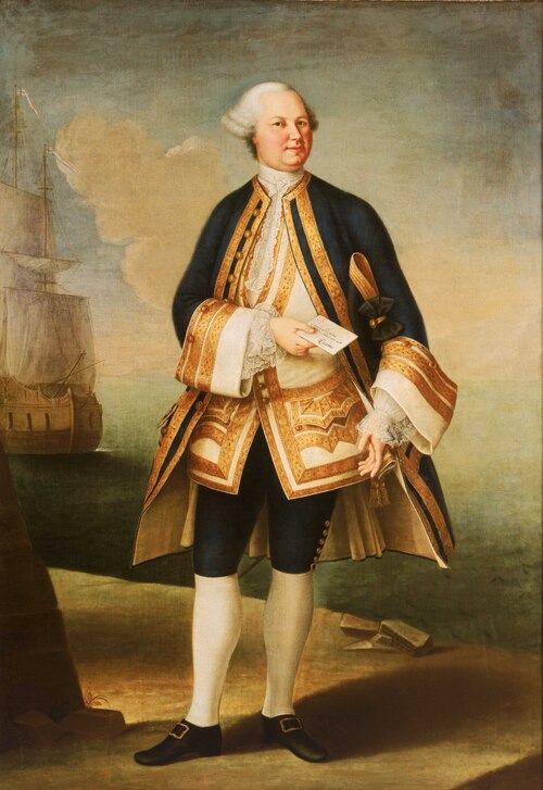 Captain Edward Hughes, c.1720 - 1794, 1761, Violante Beatrice Siries