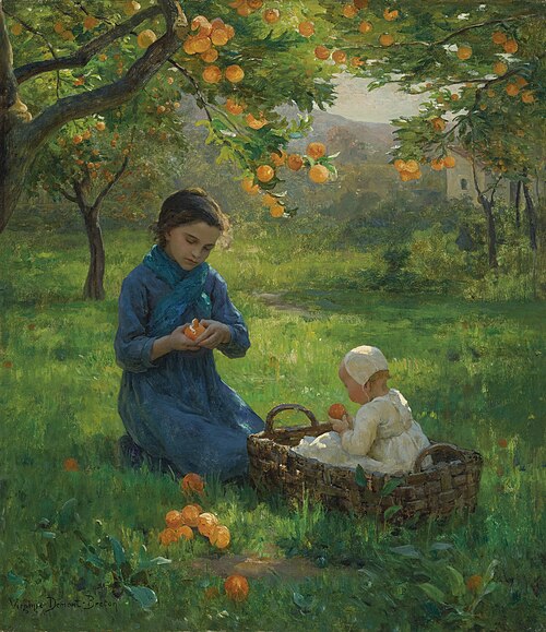 Under the Orange Tree, , Virginie Demont-Breton