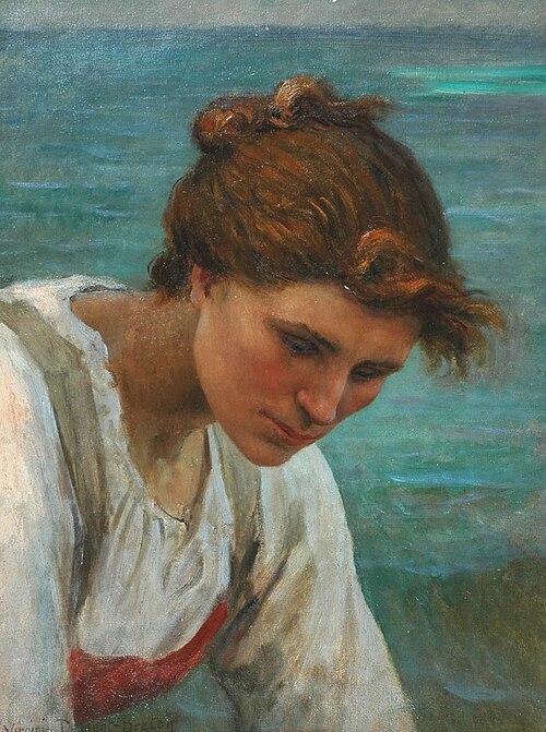 Étude de femme, 1907, Virginie Demont-Breton