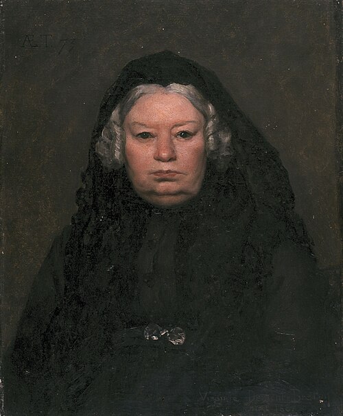 Portrait de madame Félix De Vigne, 1887, Virginie Demont-Breton