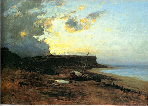 Small Harbour of Tramonto, 1900, Vittorio Avondo