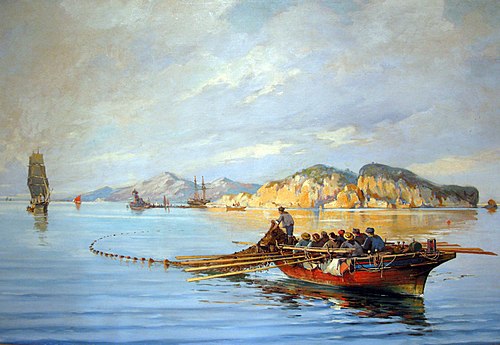 Fishing-Boat with Fishermen., , Vasileios Hatzis