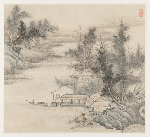 Album of Landscapes: Leaf 2, 1677, Wang Gai