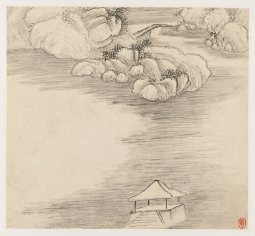 Album of Landscapes: Leaf 3, 1677, Wang Gai