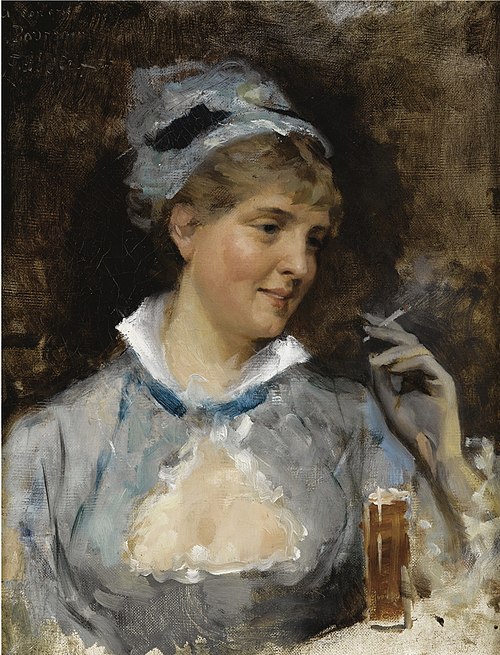 Au bar, , Albert Edelfelt