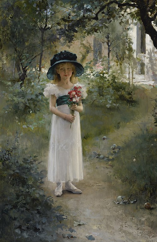 In the Garden, 1882, Albert Edelfelt