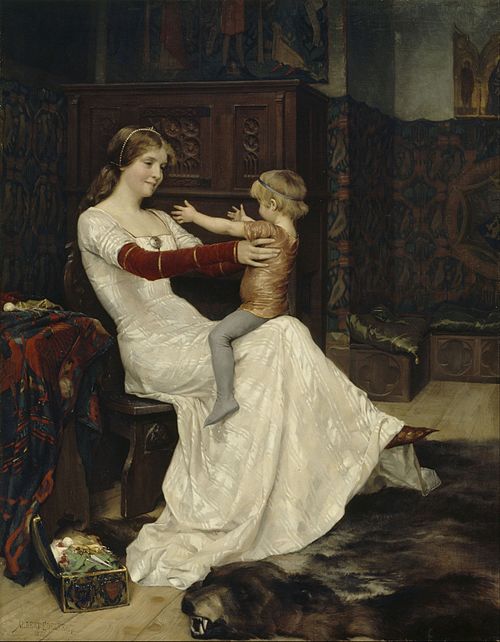 La Reine Blanche, 1877, Albert Edelfelt