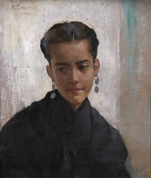 Girl from Toledo (Dolores), 1881, Albert Edelfelt