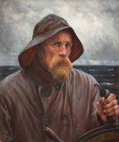 Helmsman (Sailor from Uusimaa), 1894, Albert Edelfelt