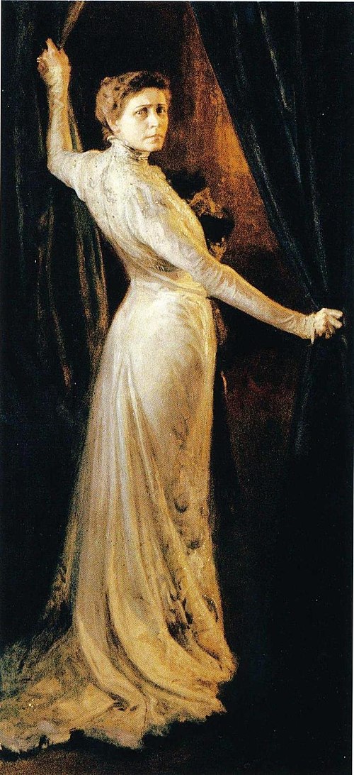 Schauspielerin Ida Aalberg (1857–1915), 1902, Albert Edelfelt