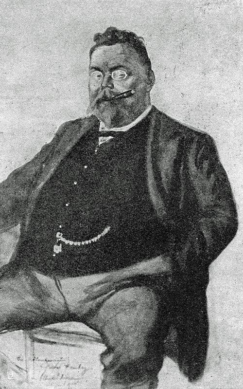 Portrait of Consul Gustaf Hamberg, 1905, Albert Edelfelt