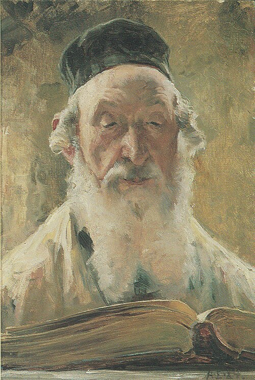 Polish rabbi, 1884, Albert Edelfelt