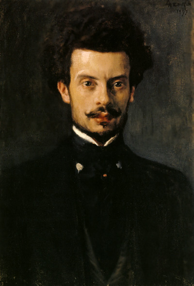 Portrait of Julien Leclercq, 1897, Albert Edelfelt