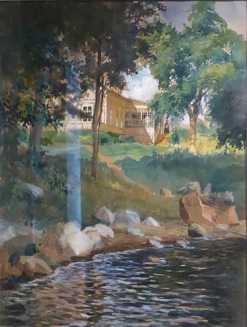 The Edelfelt villa at Haikkoo, 1893, Albert Edelfelt