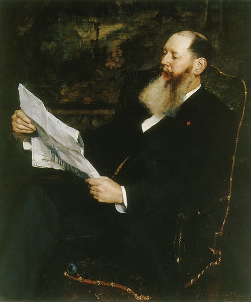 Portrait of Alfred Koechlin-Schwartz, 1880, Albert Edelfelt