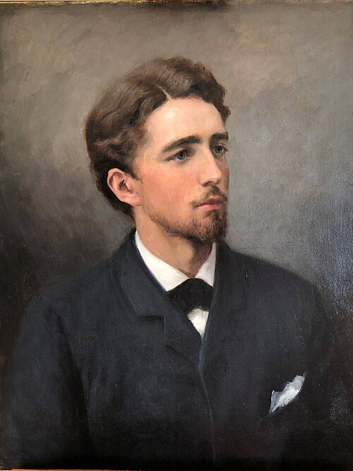 Portrait of Adolf Wasenius, 1885, Albert Edelfelt