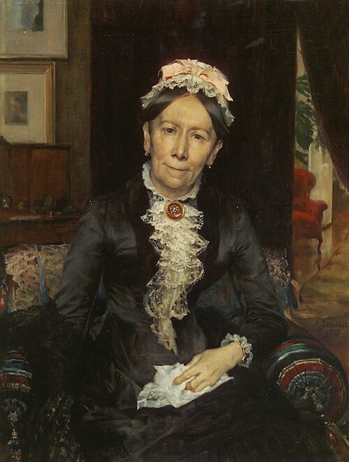 Portrait of Therese Schiefner, 1885, Albert Edelfelt