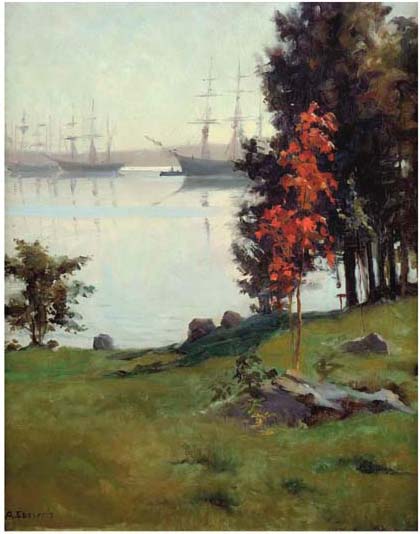 View from Haikko, 1883, Albert Edelfelt