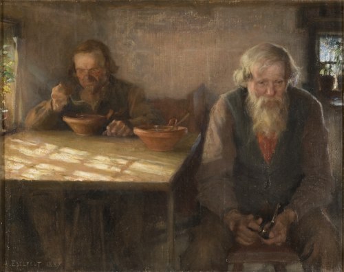 The Day of Rest, 1889, Albert Edelfelt