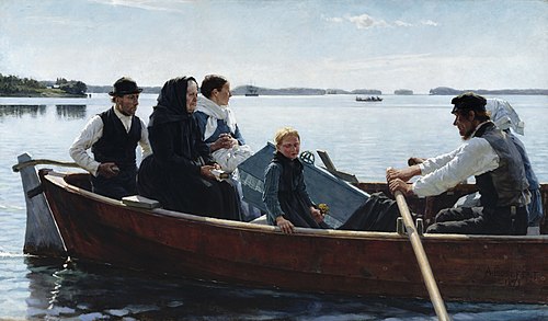 Le cercueil de l'enfant, 1879, Albert Edelfelt