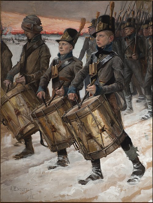 Björneborgarnas marsch, 1892, Albert Edelfelt