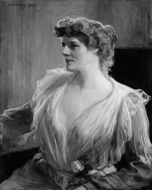 Portrait of Madame Suzanne Potre, 1905, Albert Edelfelt