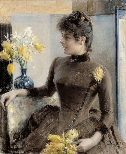 Parisienne, 1885, Albert Edelfelt
