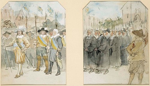 Inauguration of the Academy in Turku 1640, Alternative Entry for the Competition, 1890, Albert Edelfelt