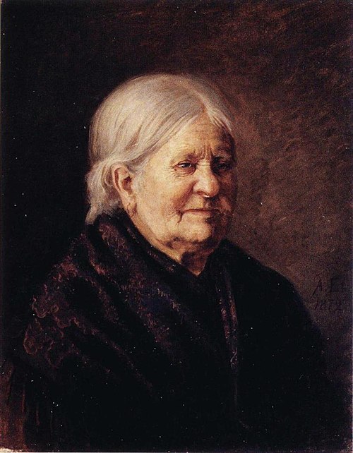 Portrait of Fredrika Snygg (Tajta), 1872, Albert Edelfelt