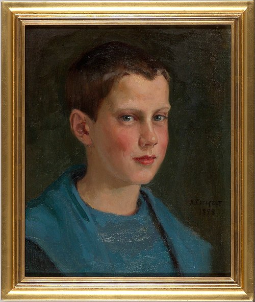 Erik Edelfelt som barn, 1898, Albert Edelfelt