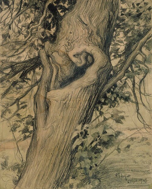 Den gamla linden, 1903, Albert Edelfelt