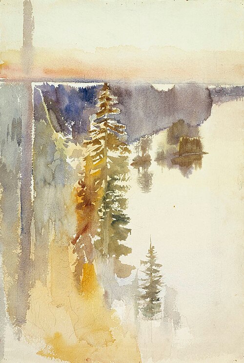 View from Kaukola Ridge, , Albert Edelfelt