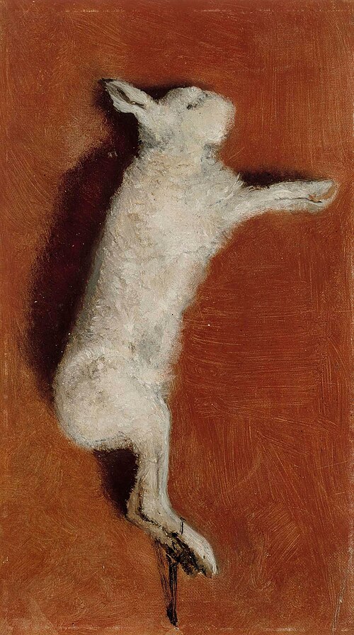 Dead Hare, Study, 1873, Albert Edelfelt