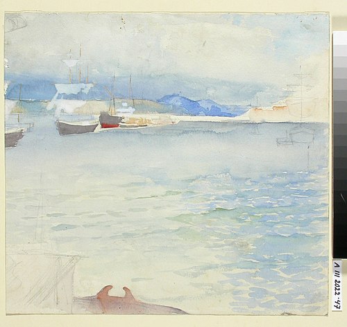 Haikon lahti, , Albert Edelfelt