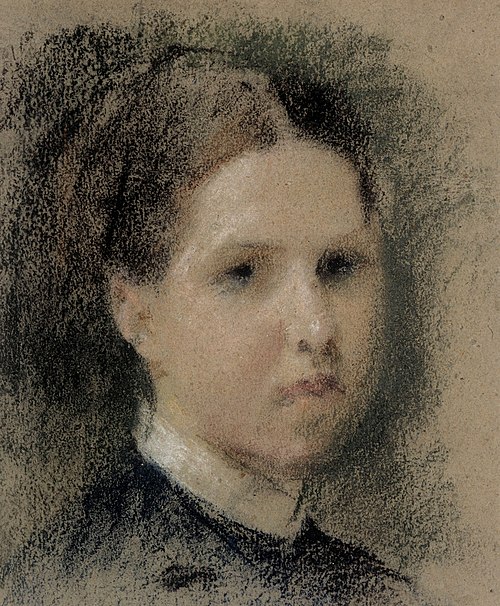 Portrait of Annie Edelfelt, , Albert Edelfelt