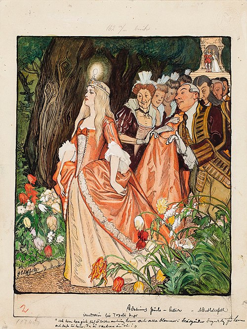 Illustration of Adalmina’s Pearl, , Albert Edelfelt