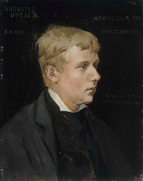 The Artist Aukusti Uotila, Study for the Duke Karl Insulting the Corpse of Klaus Fleming, 1878, Albert Edelfelt