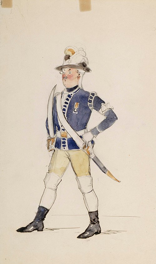 Kustavilainen sotilas, , Albert Edelfelt