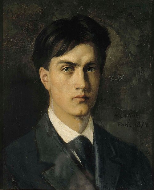 Self-Portrait, 1874, Albert Edelfelt