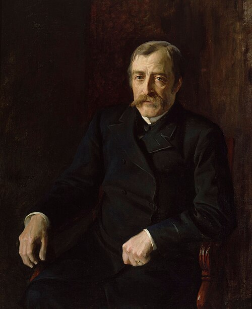 Portrait of Professor Carl Gustaf Estlander, 1896, Albert Edelfelt