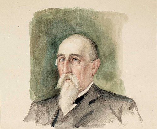 Leo Mechelin, Portrait Study, , Albert Edelfelt