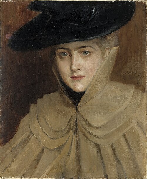 Portrait of a Young Woman, 1891, Albert Edelfelt