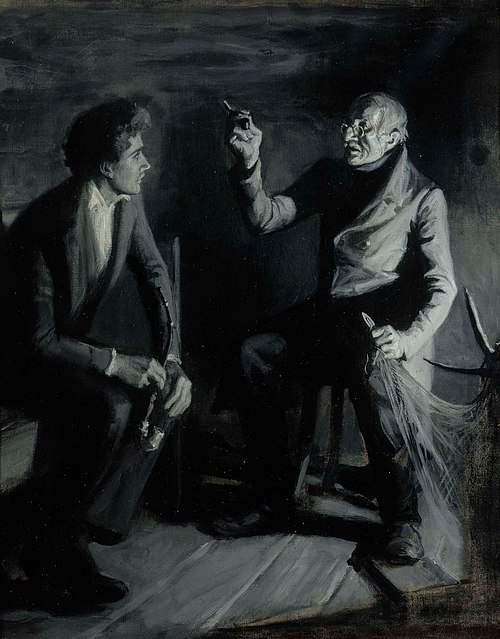 Dictate he begins of Duncker..., 1899, Albert Edelfelt