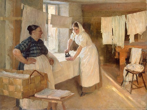 Laundresses, 1893, Albert Edelfelt