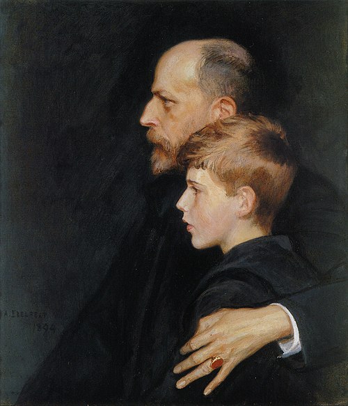 Portrait of Pietro and Mario Krohn, 1894, Albert Edelfelt