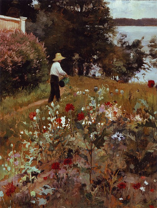 Garden from Haikko, 1887, Albert Edelfelt