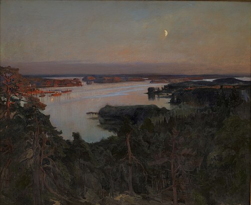 Summer Evening, Haiko Fiord, 1899, Albert Edelfelt