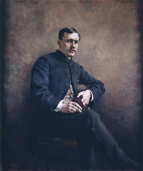 Portrait de Jean-Baptiste Pasteur, 1881, Albert Edelfelt